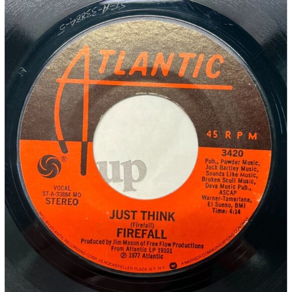 Firefall Just Remember I Love You / Just Think 45 Vinyl 70s Country Rock VG+ - Picture 2 of 6